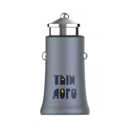 Автомобильное зарядное устройство Gun, TM TEG с логотипом